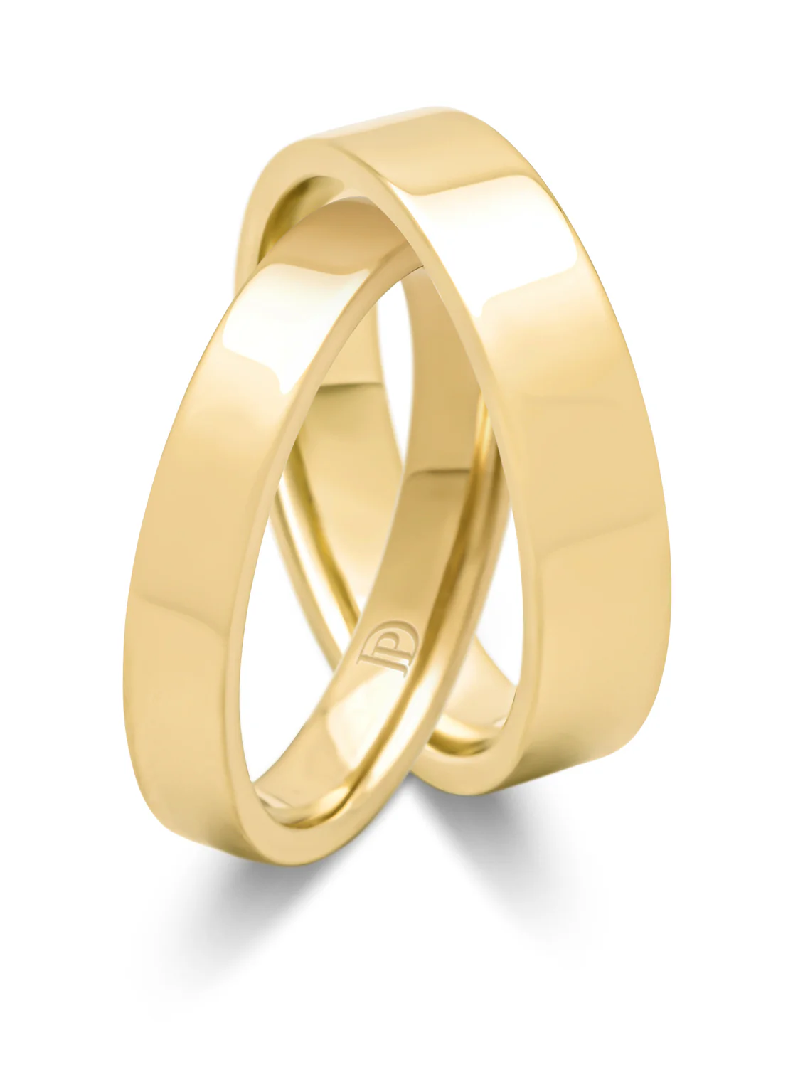 Geelgouden 14 kt trouwring, Wedding - Image 4