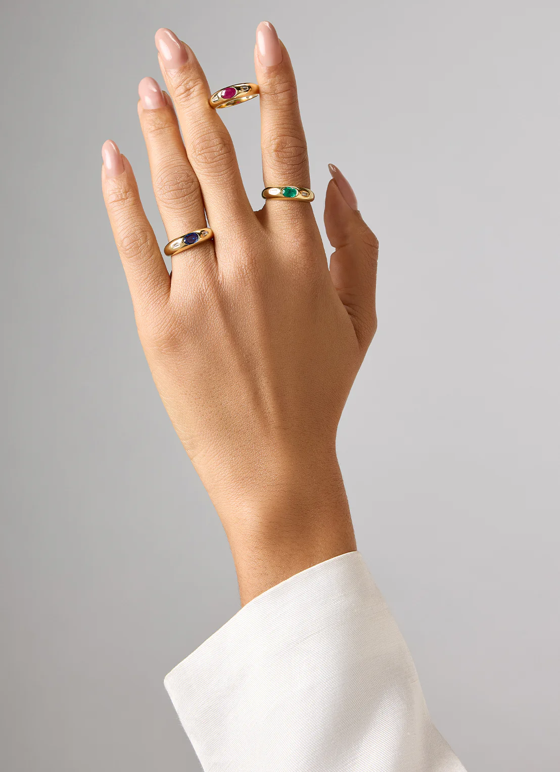 Geelgouden ring, 0.56 ct robijn, BOLD - Image 3