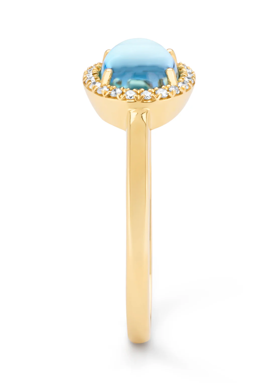 Geelgouden ring, 1.61 ct topaas, Little Drops - Image 4