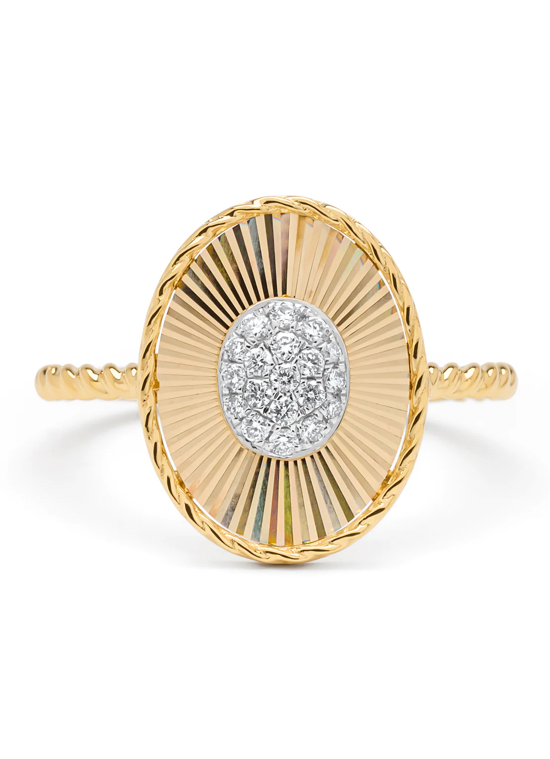 Geelgouden ring Cosmic - Image 4