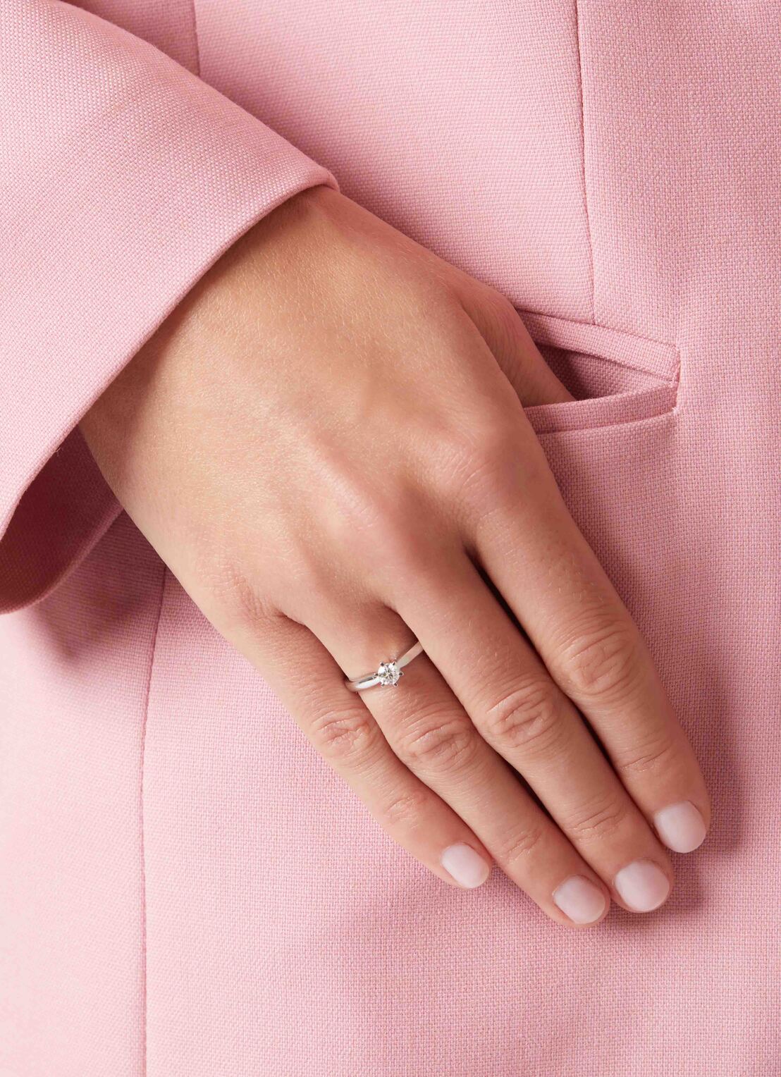 Witgouden ring, 0.25 ct diamant, Hearts & Arrows - Image 11