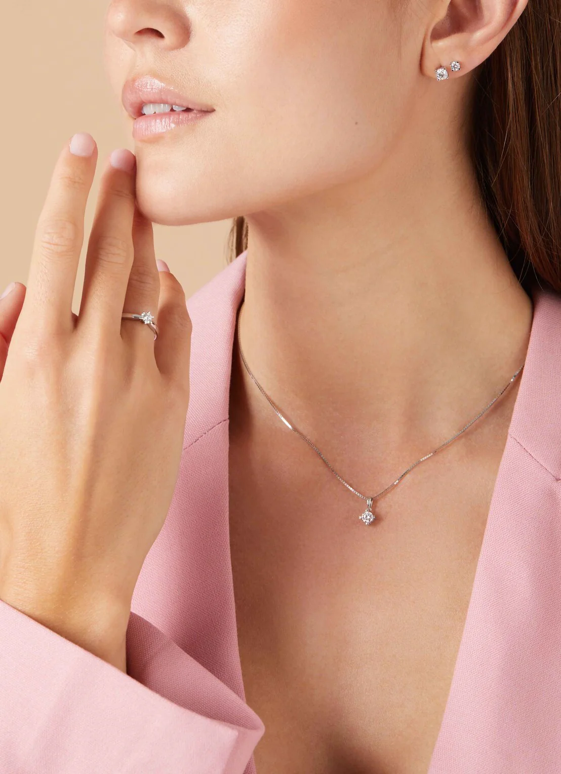 Witgouden ring, 0.25 ct diamant, Hearts & Arrows - Image 3